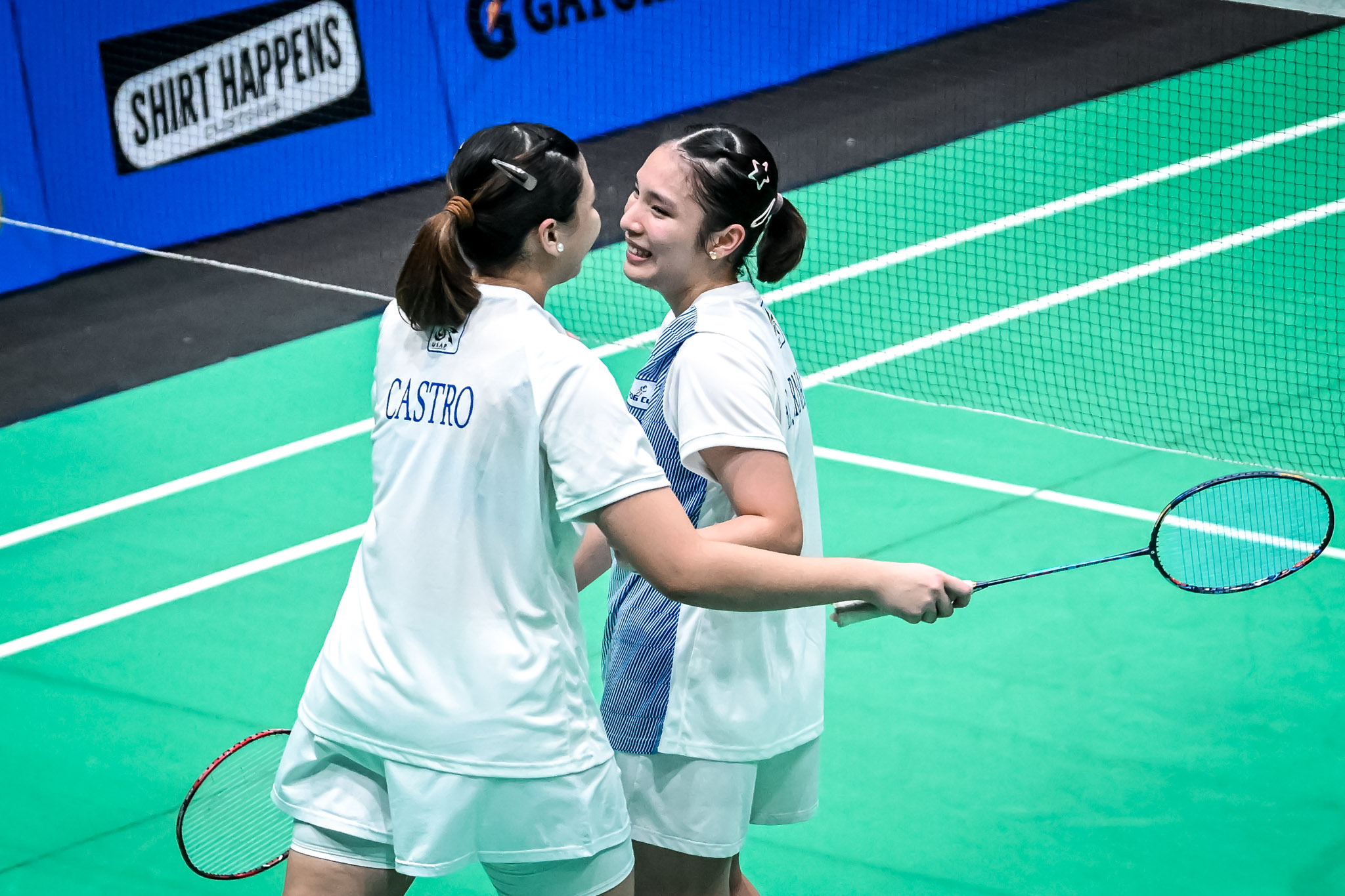 UAAP89-BADMINTON-ANDREA-PRINCESS-HERNANDEZ-DAENA-LOUISE-CASTRO-8009 Ateneo overcomes NU to seize early lead in UAAP badminton title race ADMU AdU Badminton News NU UAAP UP - philippine sports news
