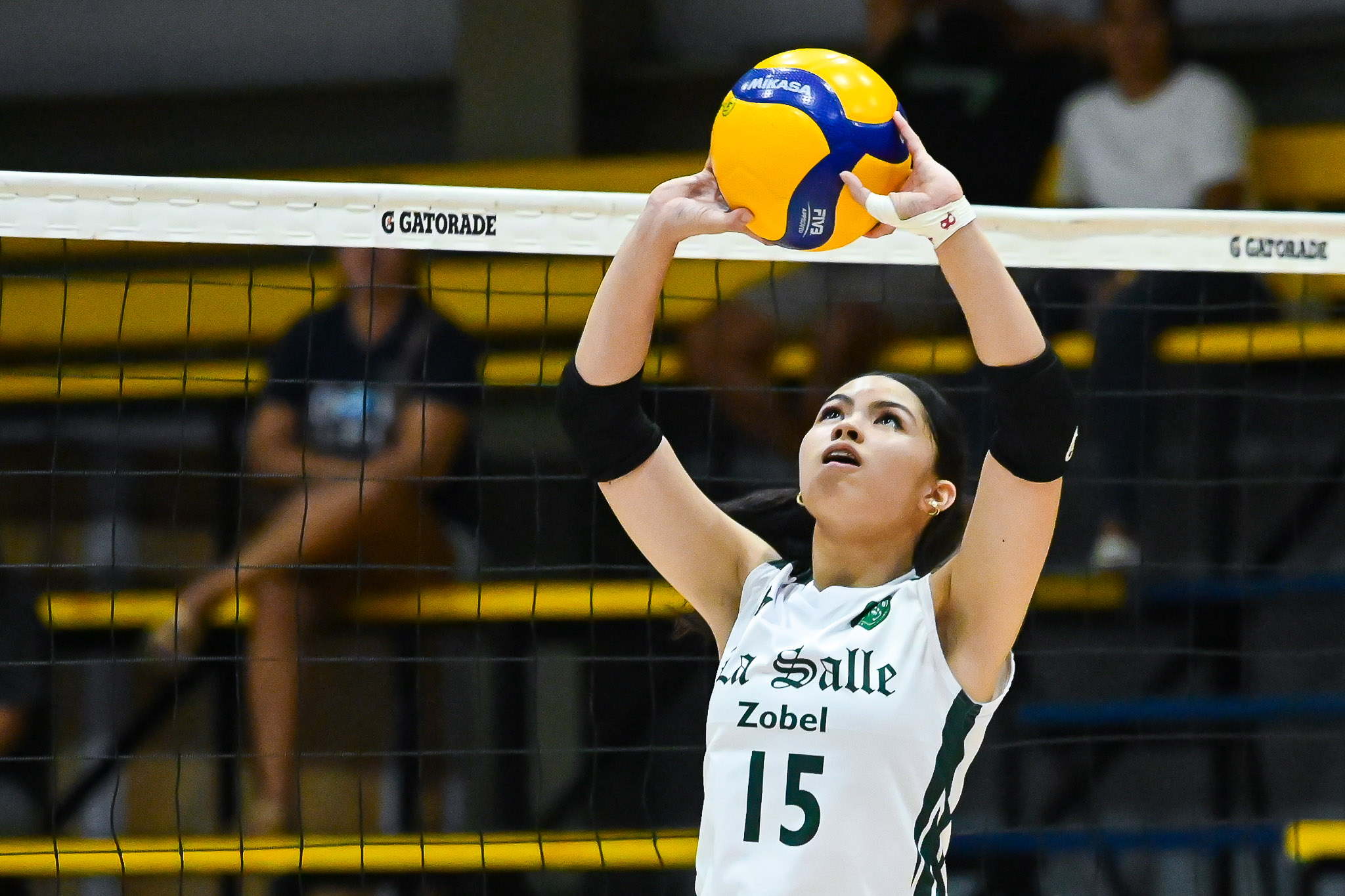 UAAP89-HSGVB-DLSU-vs-UPIS-Arianne-Zofia-Limpot-1921 NUNS sweeps Adamson to stay unbeaten in UAAP girls’ volleyball ADMU AdU DLSU FEU News NU UAAP UE UP UST Volleyball  - philippine sports news