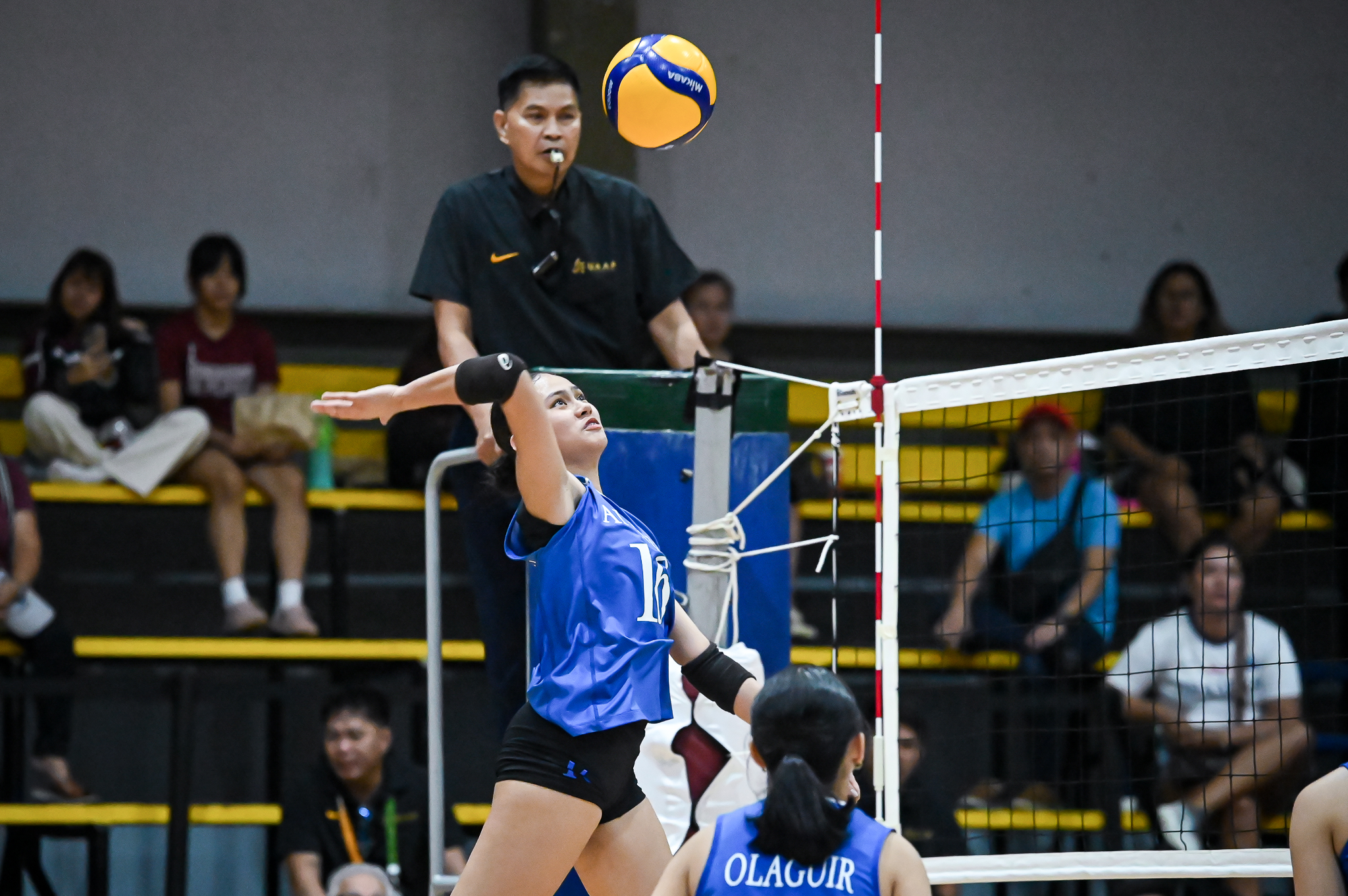 UAAP89-HSGVB-UP-vs-ATENEO-Jhenica-Sadia-0471 NUNS sweeps Adamson to stay unbeaten in UAAP girls’ volleyball ADMU AdU DLSU FEU News NU UAAP UE UP UST Volleyball  - philippine sports news