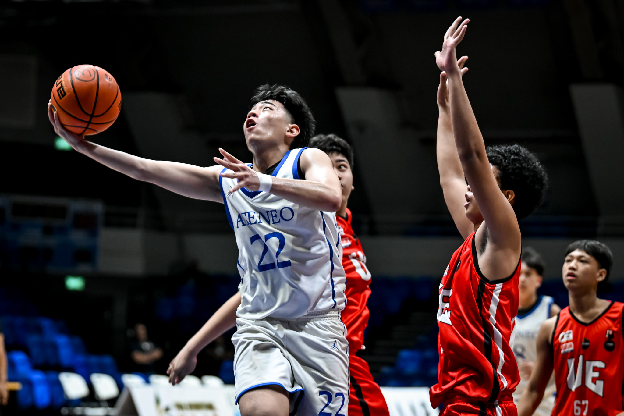 UAAP89-JHSBB-SPENCER-SAW-0148 FEU-D rallies past UST, UE snaps skid to strengthen UAAP juniors basketball playoff bids ADMU Basketball FEU News UAAP UE UST  - philippine sports news