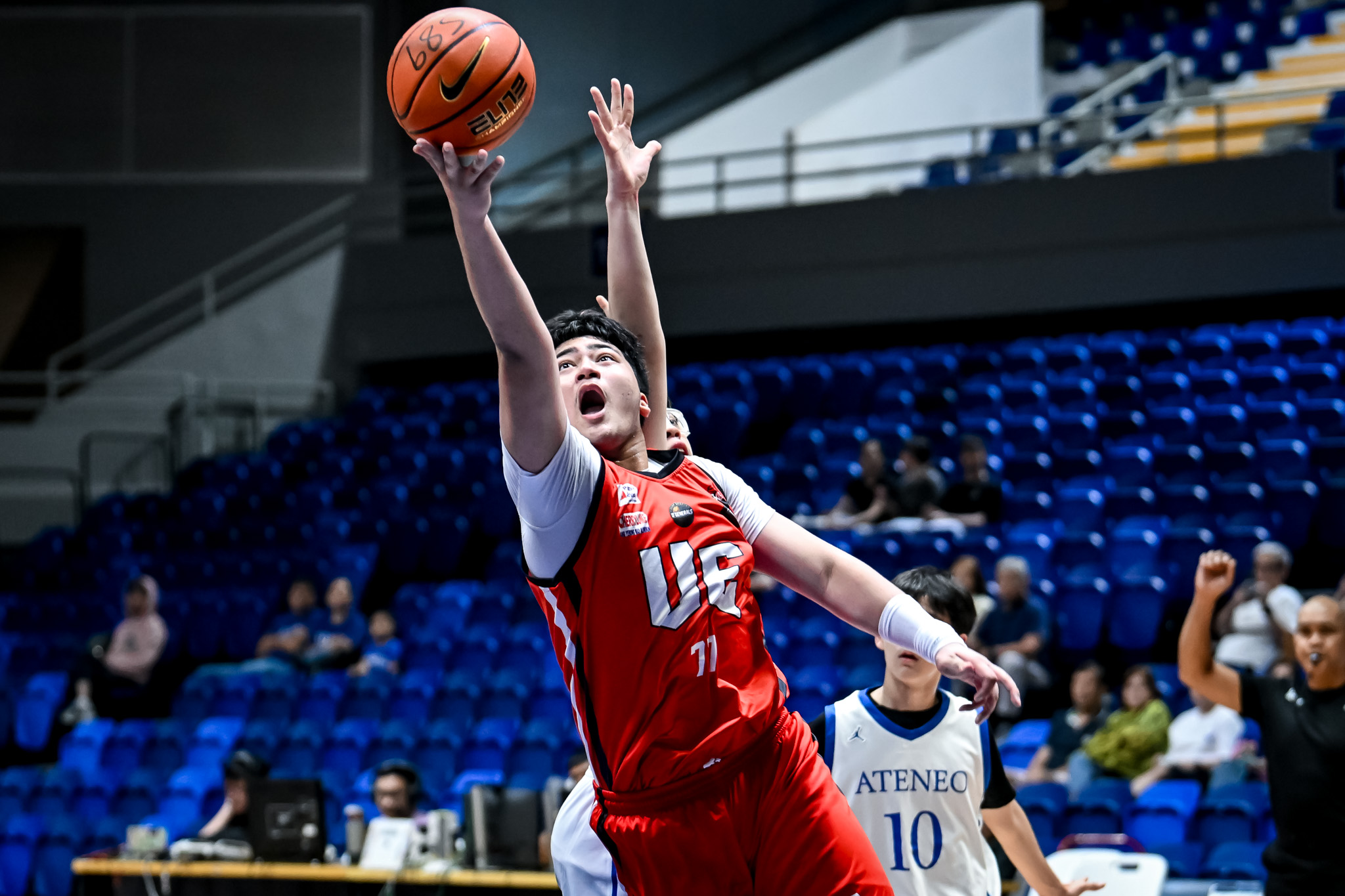 UAAP89-JHSBB-XERONE-DIZON-9782 FEU-D rallies past UST, UE snaps skid to strengthen UAAP juniors basketball playoff bids ADMU Basketball FEU News UAAP UE UST  - philippine sports news