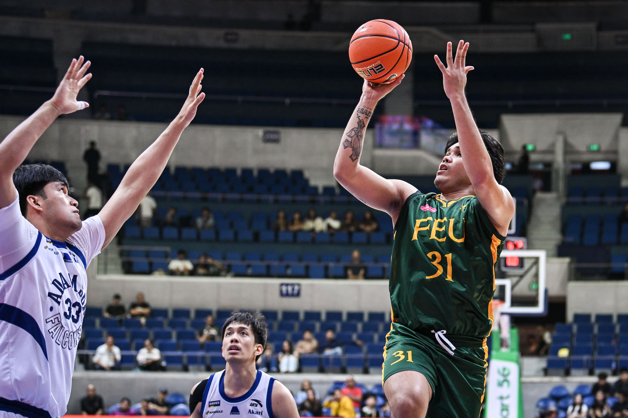 UAAP89-MBB-Kirby-Mongcopa-6920 FEU gets even with Adamson, climbs back above .500 in UAAP men's basketball AdU Basketball FEU News UAAP  - philippine sports news