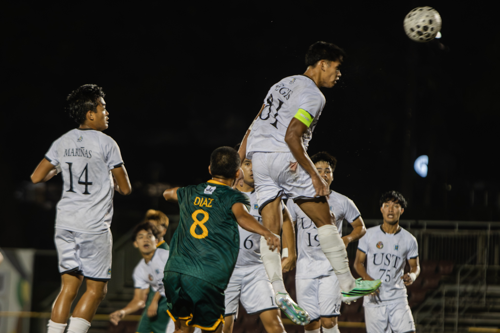 UAAP89-MFB-9288-Jarred-Regis UST claims solo fourth in UAAP men's football as Baito strikes at the death vs. FEU FEU Football News UAAP UST - philippine sports news