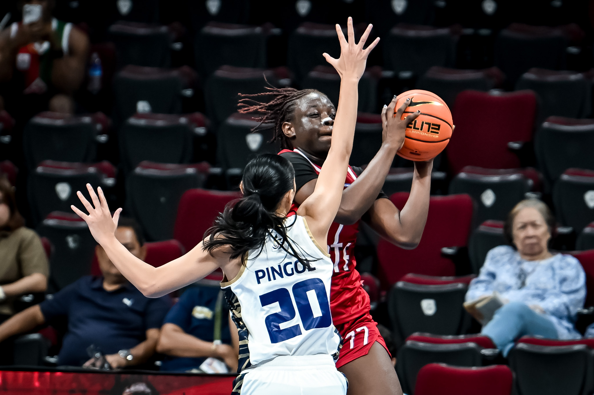 UAAP89-WBB-BLESSING-FRANCIS-1400 UP stuns NU to extend winning streak to three in UAAP women's basketball Basketball News NU UAAP UP - philippine sports news