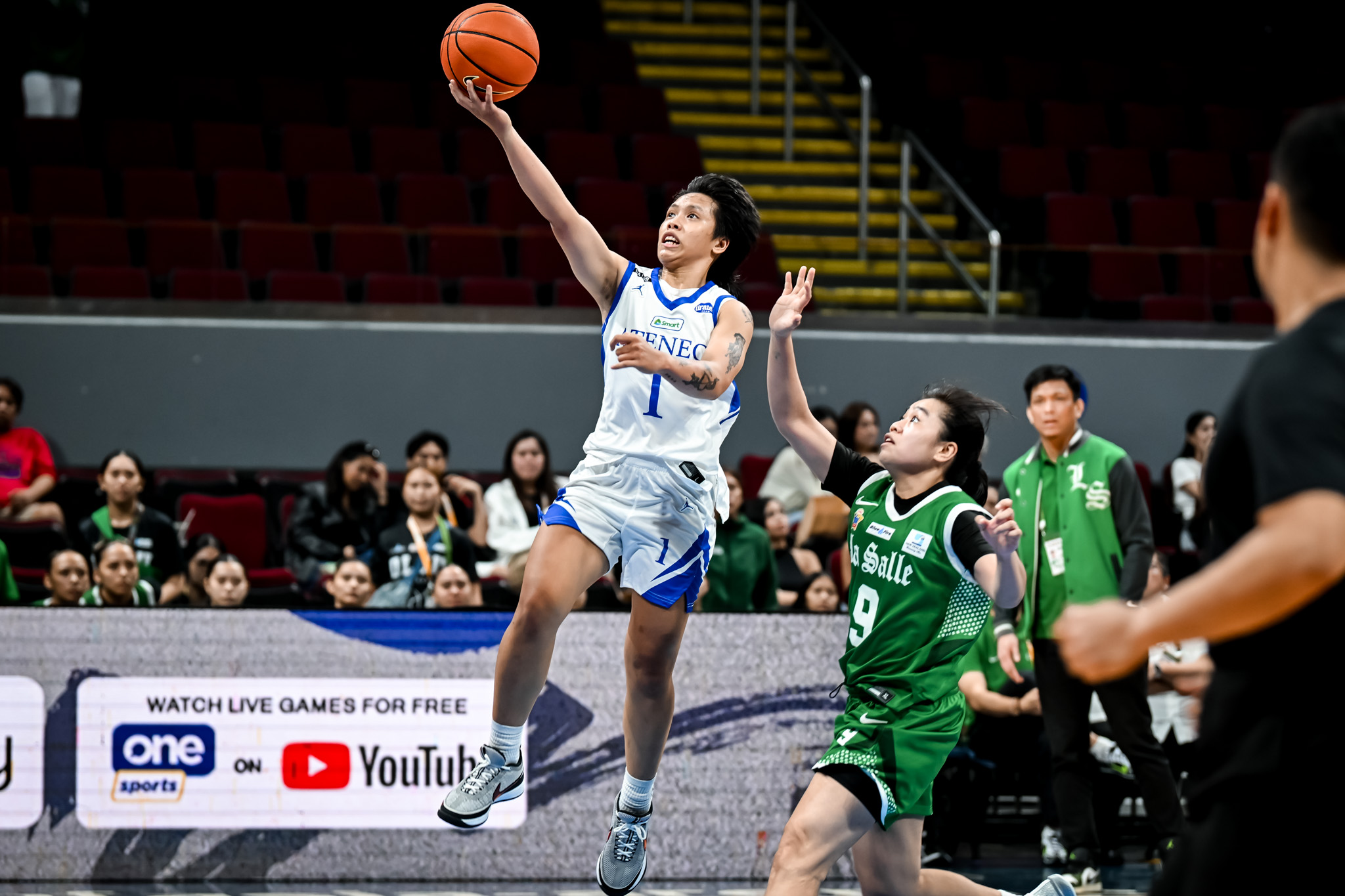 UAAP89-WBB-JUNIZE-CALAGO-8828 Dela Rosa, Ateneo erase 14-point hole to stun La Salle, gain first win in UAAP Women's Basketball ADMU Basketball DLSU News UAAP - philippine sports news