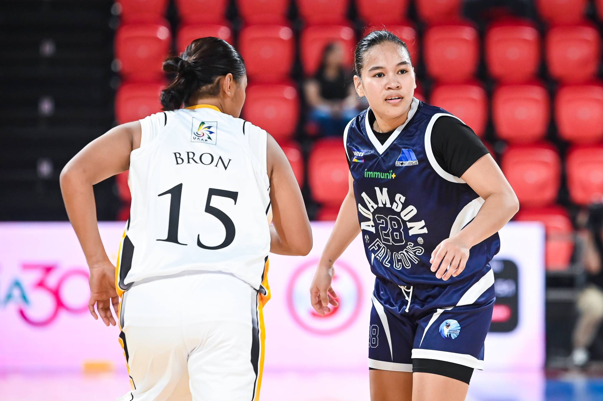 UAAP89-WBB-UST-vs-ADU-CHESKA-APAG-4102 UST overwhelms Adamson, stays unbeaten in UAAP Women's Basketball AdU Basketball News UAAP UST - philippine sports news