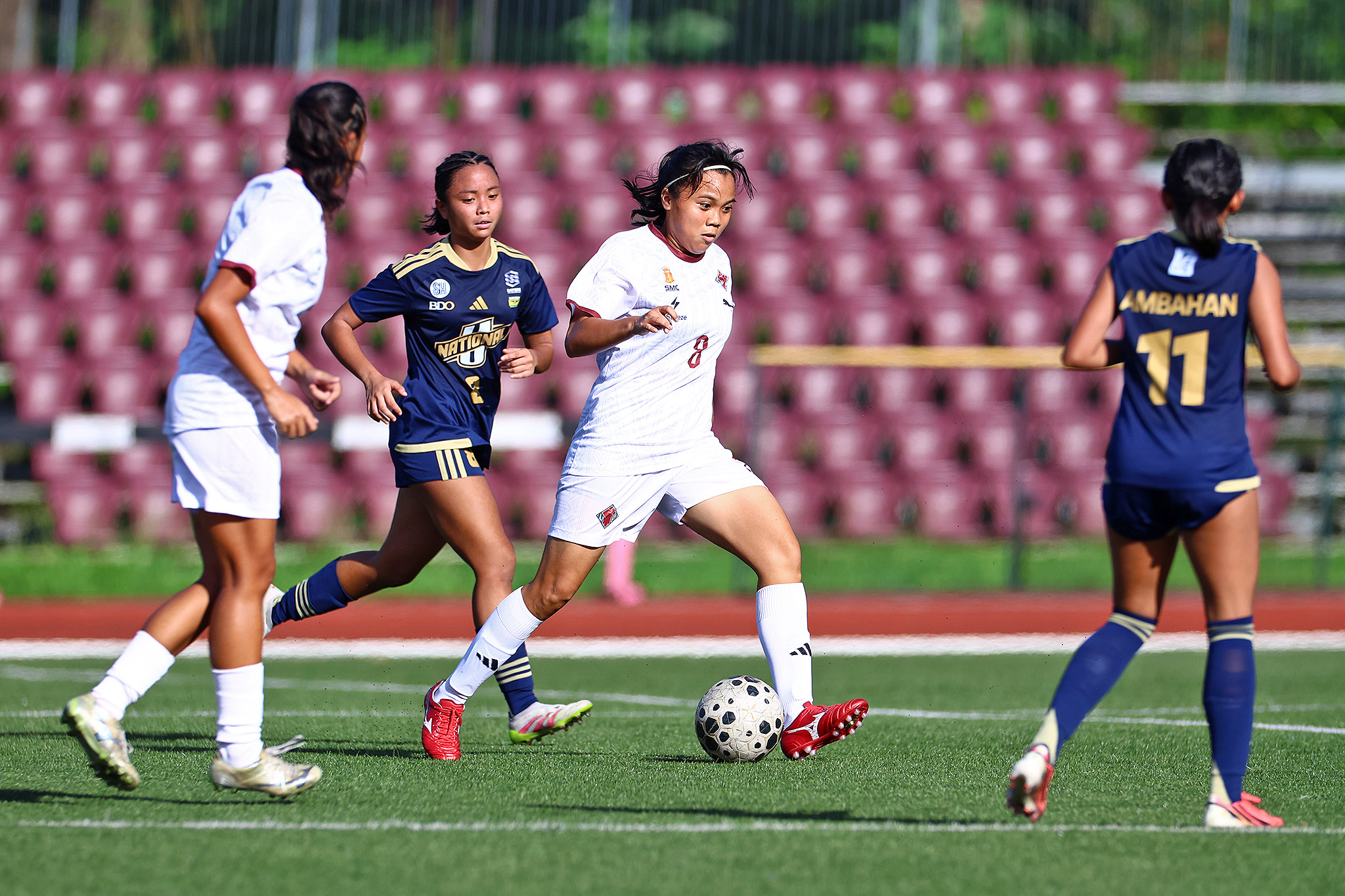 UAAP89-WFB-Aurea-Reaso-2 UP sends NU to brink of elimination in UAAP women's football Football News NU UAAP UP - philippine sports news