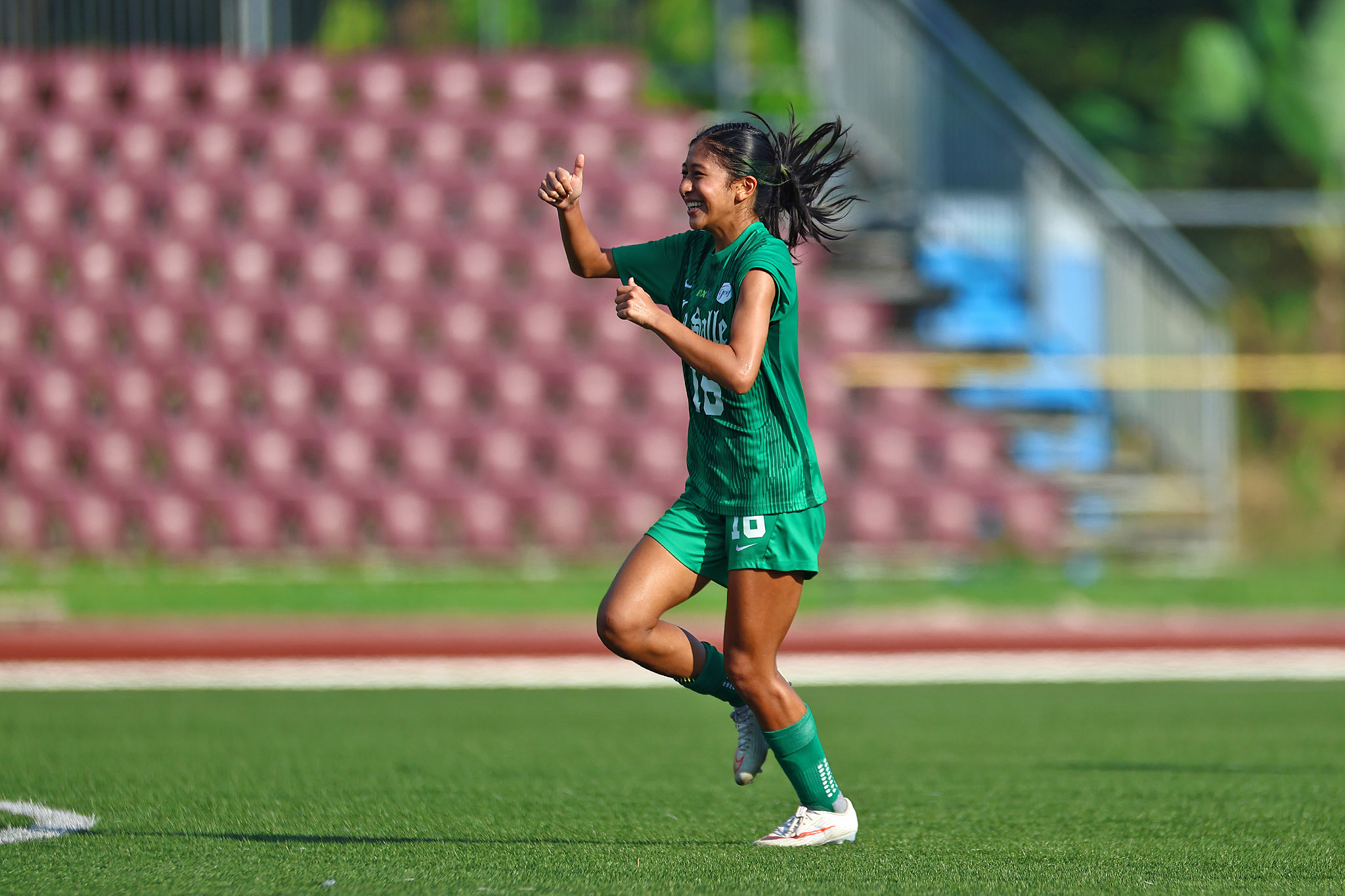 UAAP89-WFB-Danielle-Tanjangco-2 La Salle blanks NU to strengthen hold on second in UAAP women's football DLSU Football News NU UAAP - philippine sports news
