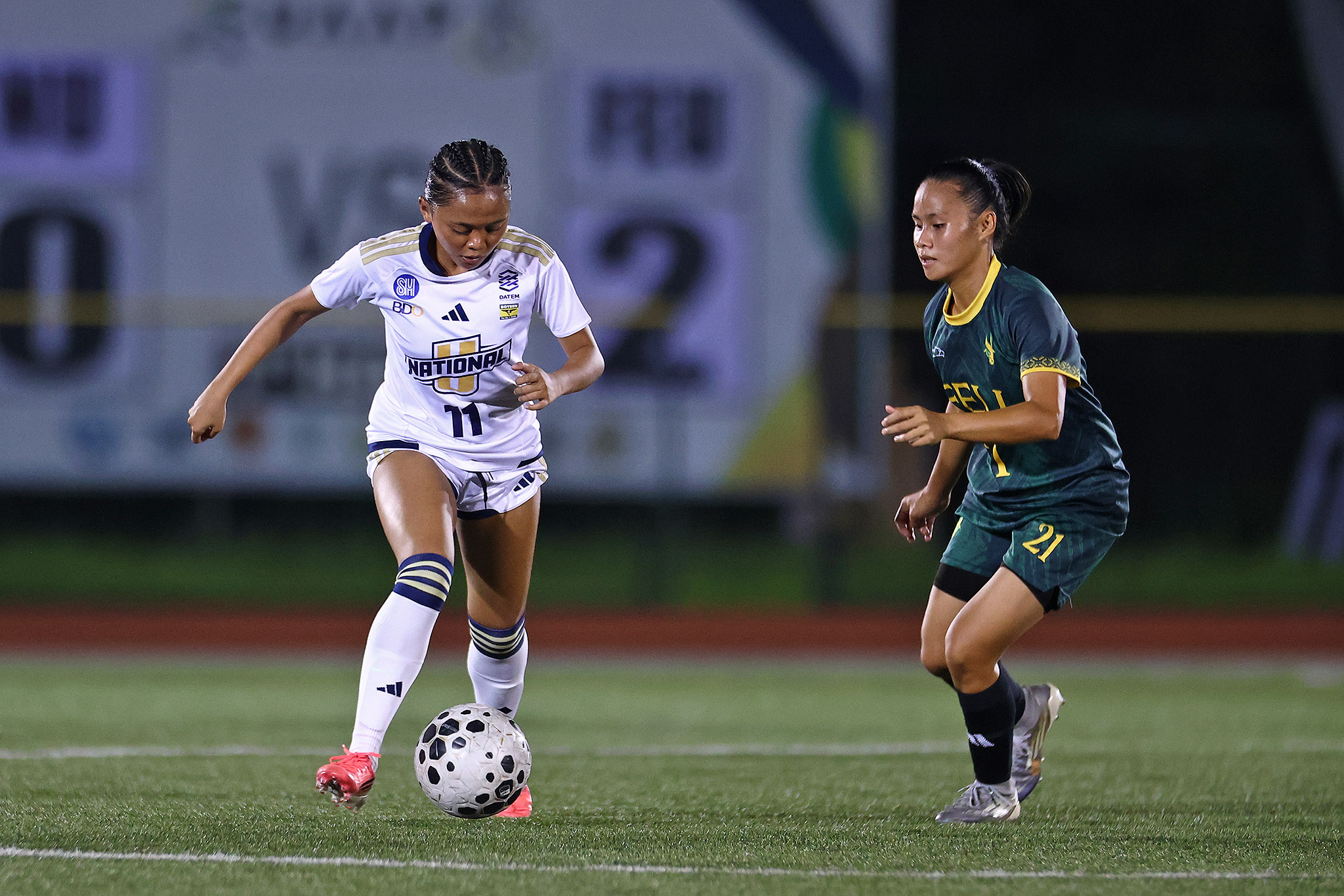 UAAP89-WFB-Lourdes-Ambahan-Sarahgen-Tulabing FEU blanks NU to extend winning streak to 19 matches in UAAP women's football FEU Football News NU UAAP - philippine sports news