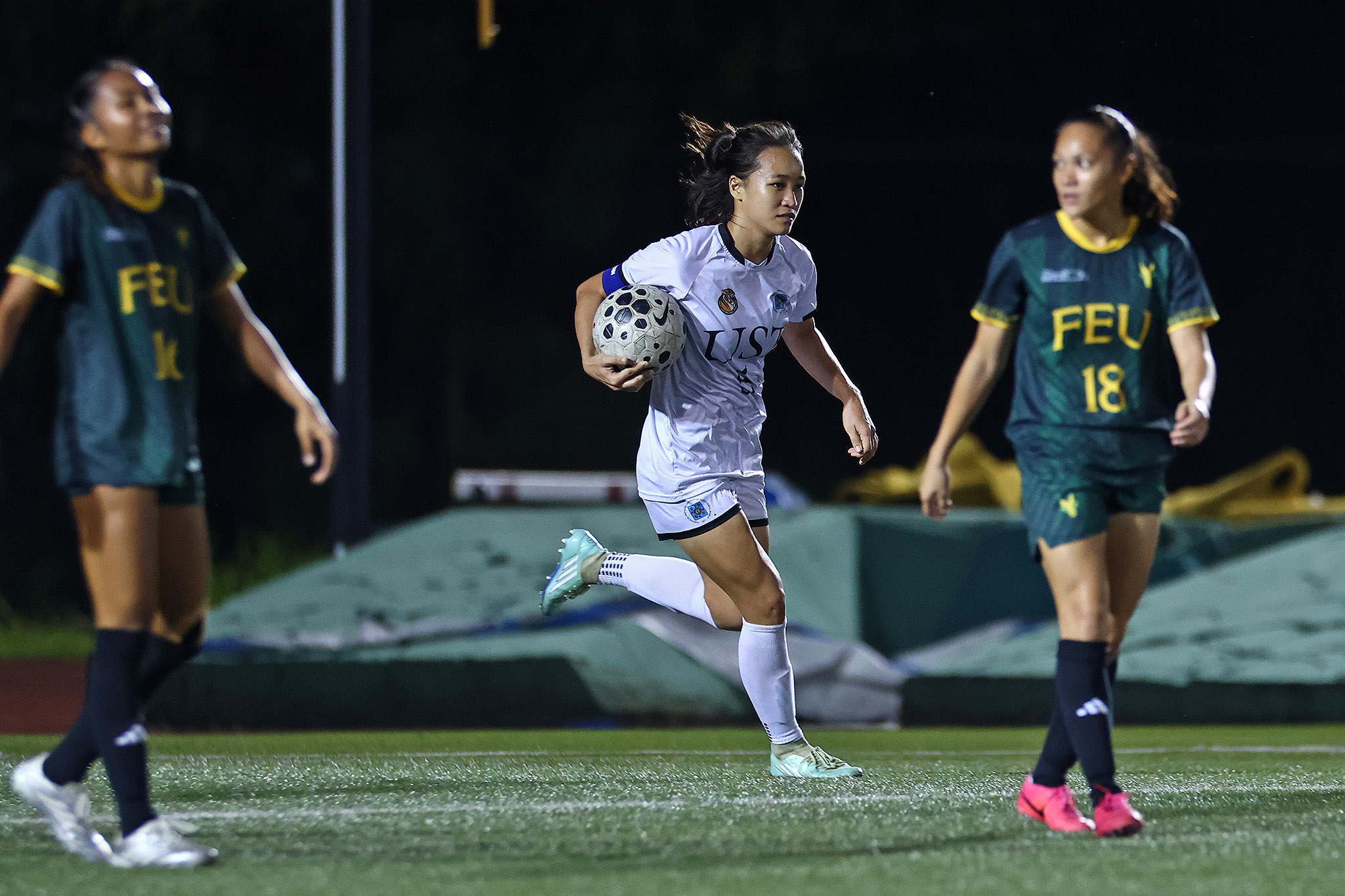 UAAP89-WFB-Rica-Gerona FEU routs UST, clinches twice-to-beat advantage in UAAP women's football FEU Football News UAAP UST  - philippine sports news