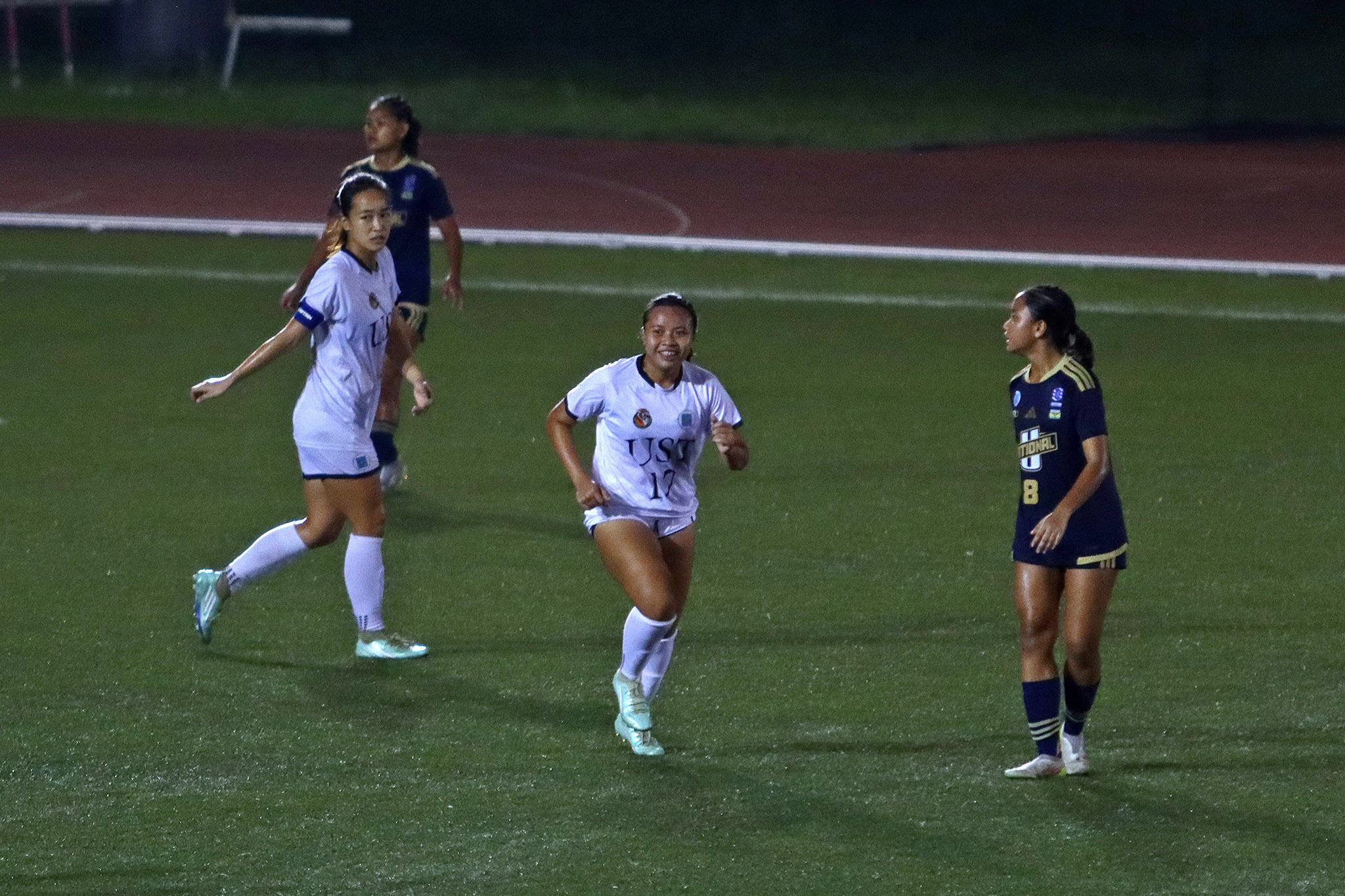 UAAP89-WFB-Rojana-Nemenzo-2 UST stays in UAAP women's football final four race with dominant win over NU Football News NU UAAP UST - philippine sports news