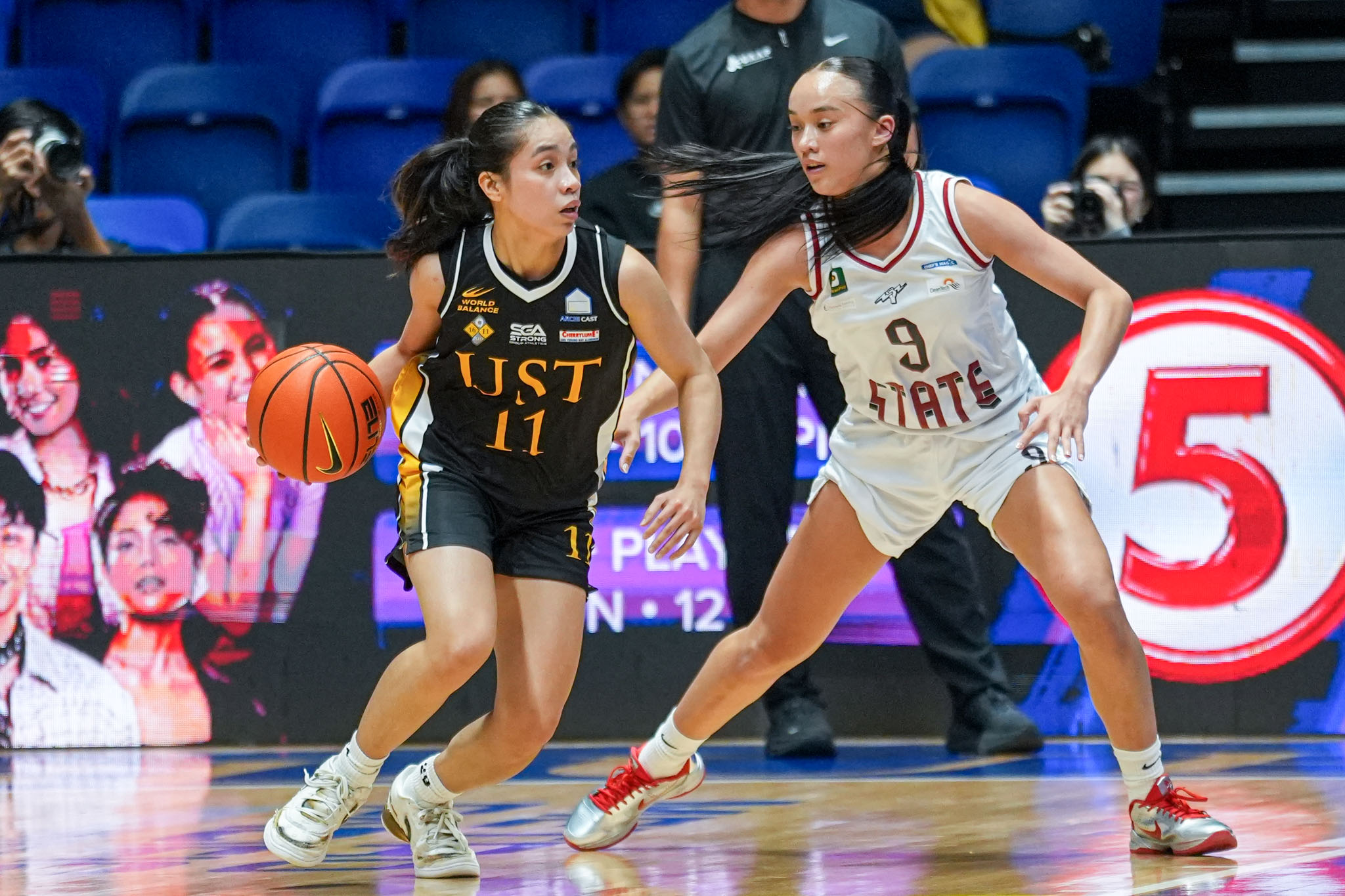 UAAP89-Womens-Basketball_-UP-vs-UST_-SANTOS-brig-09492 UST survives UP scare to complete UAAP women's basketball first-round sweep Basketball News UAAP UP UST - philippine sports news