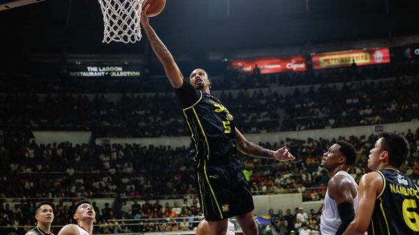 Chris McCullough goes for a bucket in Game 6 of the 2026 PBA Commissioner's Cup Finals